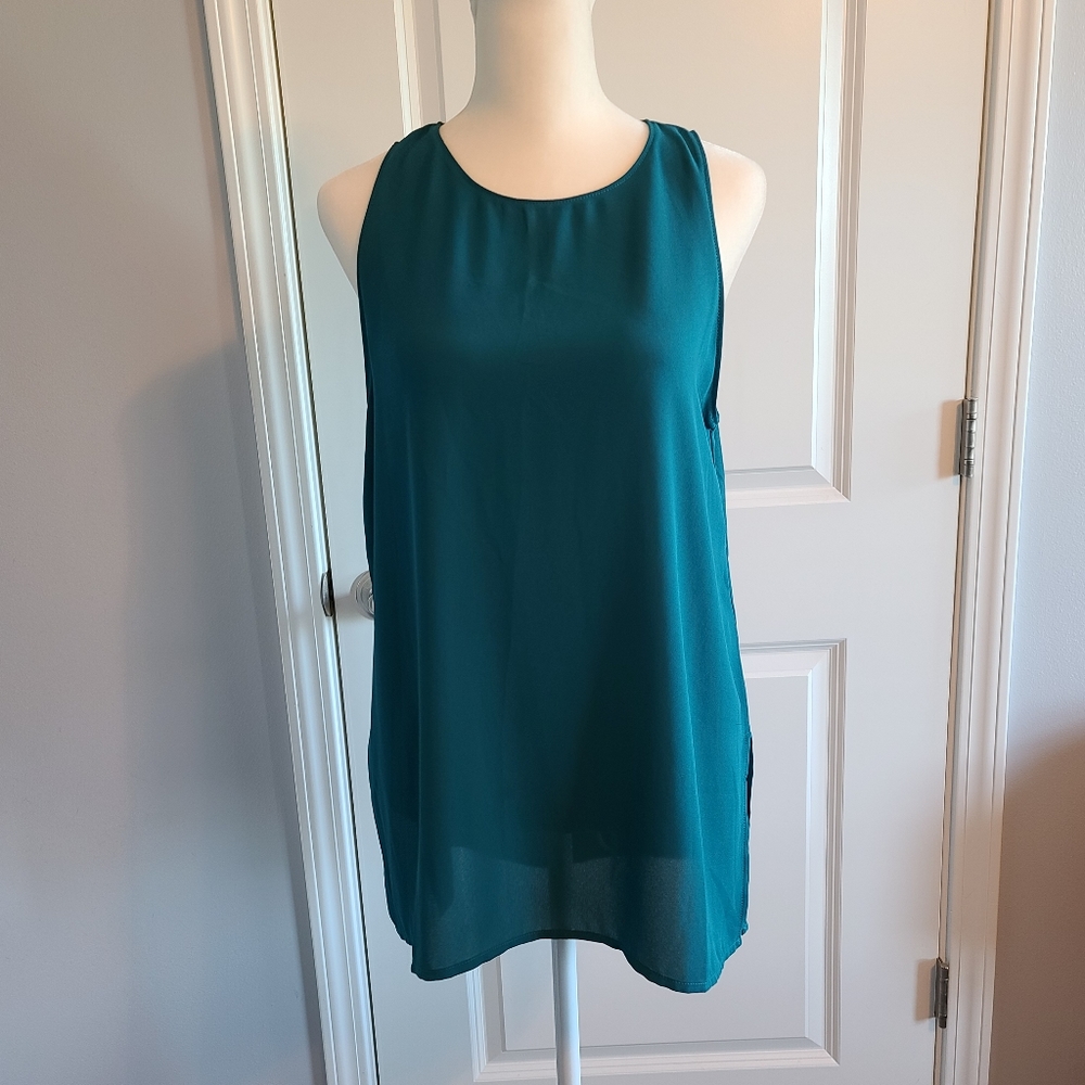 Lush Blue Tank Top
